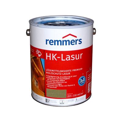 Remmers - HK-Lasur 3in1 salzgrün, 5 Liter, Holzlasur aussen, 3facher Holzschutz mit Imprägnierung + Image