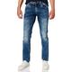 Timezone Herren EduardoTZ Slim Jeans, Blau (White Aged Wash 3201), W36/L30