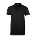 HRM Herren Heavy Performance Polo, schwarz, Gr. L I Premium Polo Shirt Herren I Basic Polohemd bis 60°C waschbar I Hochwertige & nachhaltige Herren-Bekleidung I Workwear