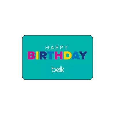 Belk Happy Birthday Gift Card