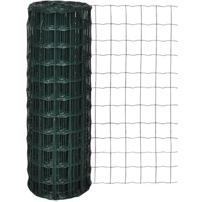 Gartenzaun Gitterzaun gitter 25x1,2m Maschendraht vidaXL - Grün