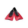 Speedo unisex adult Swim Training Switchblade Fin, Black/Red, L - Men s Shoe size 9-10 Women Shoe 11-12 US