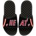 ISlide Black Miami Heat NBA Hardwood Classics Jersey Slide Sandals