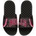 ISlide Black Chicago Bulls NBA Hardwood Classics Jersey Slide Sandals
