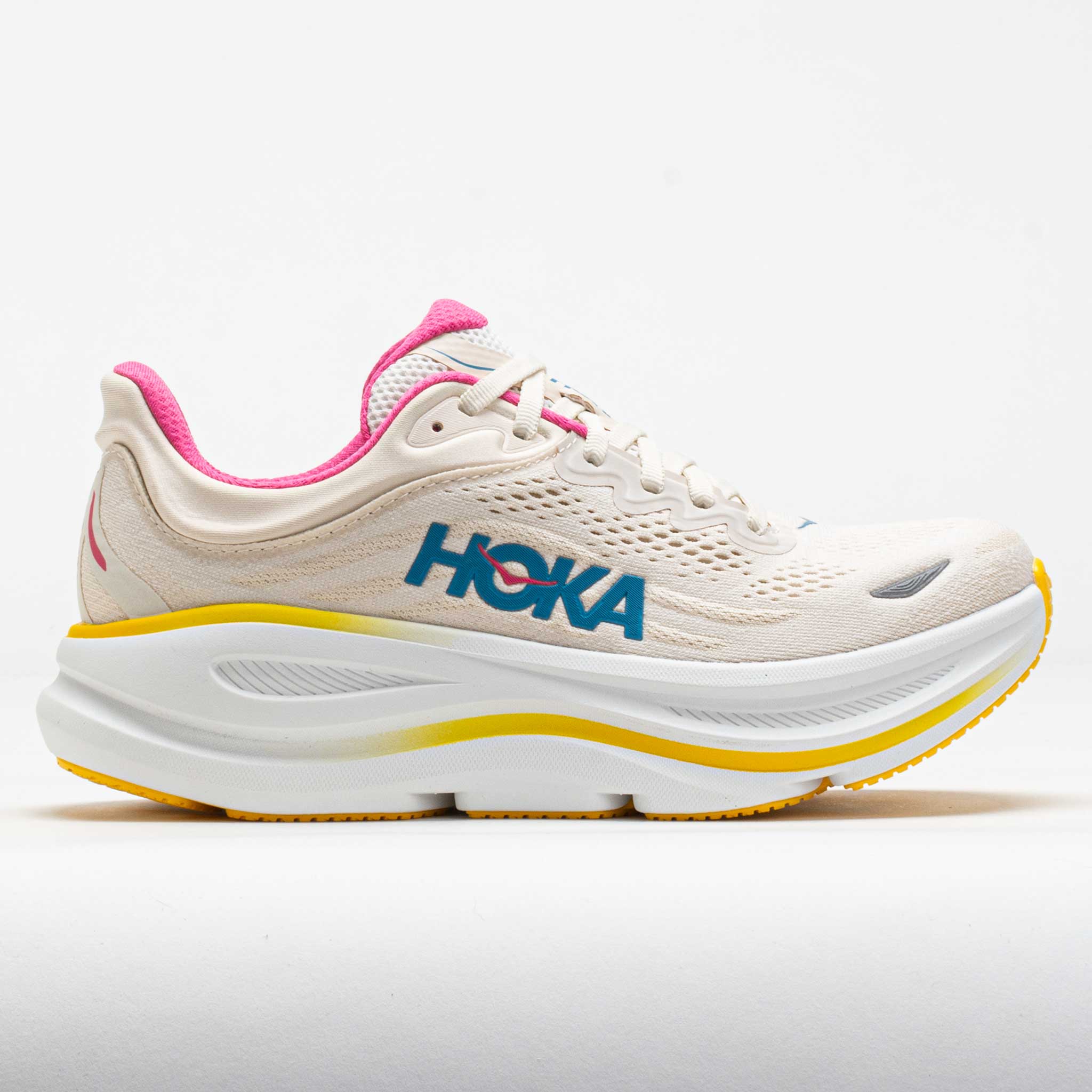 HOKA Bondi 9 Women's Running Shoes Alabaster/Birch