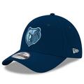 Men's New Era Navy Memphis Grizzlies Logo Team Classic 39THIRTY Flex Hat