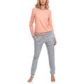 Cornette Women's Pyjamas 634 2016 (Salmon/Grey(Meggie), L)