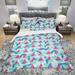 East Urban Home Modern Duvet Cover Set Microfiber in Blue | Full/Queen Duvet Cover + 2 Shams | Wayfair E4E7DDE9614F49E5B76997045809E58E