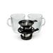 Java Concepts 2-Cup Pour-Over Coffee Maker Plastic in Black/Brown | 6 H x 4 W x 4 D in | Wayfair JC-17319