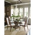 Tommy Bahama Home Bali Hai Latitude Dining Table w/ Glass Top Glass/Wicker/Rattan in Brown | 30 H x 84 W in | Wayfair 01-0593-875-84C