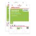 Office Depot 40% Recycled Bleed-Resistant Easel Pads 27in. x 32in. Plain White Paper 50 Sheets Box Of 2 99454