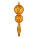 Vickerman 533888 - 16.5" Antique Gold Candy Glitter Finial Christmas Tree Ornament (N186930D)