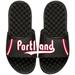 ISlide Black Portland Trail Blazers NBA Hardwood Classics Jersey Slide Sandals
