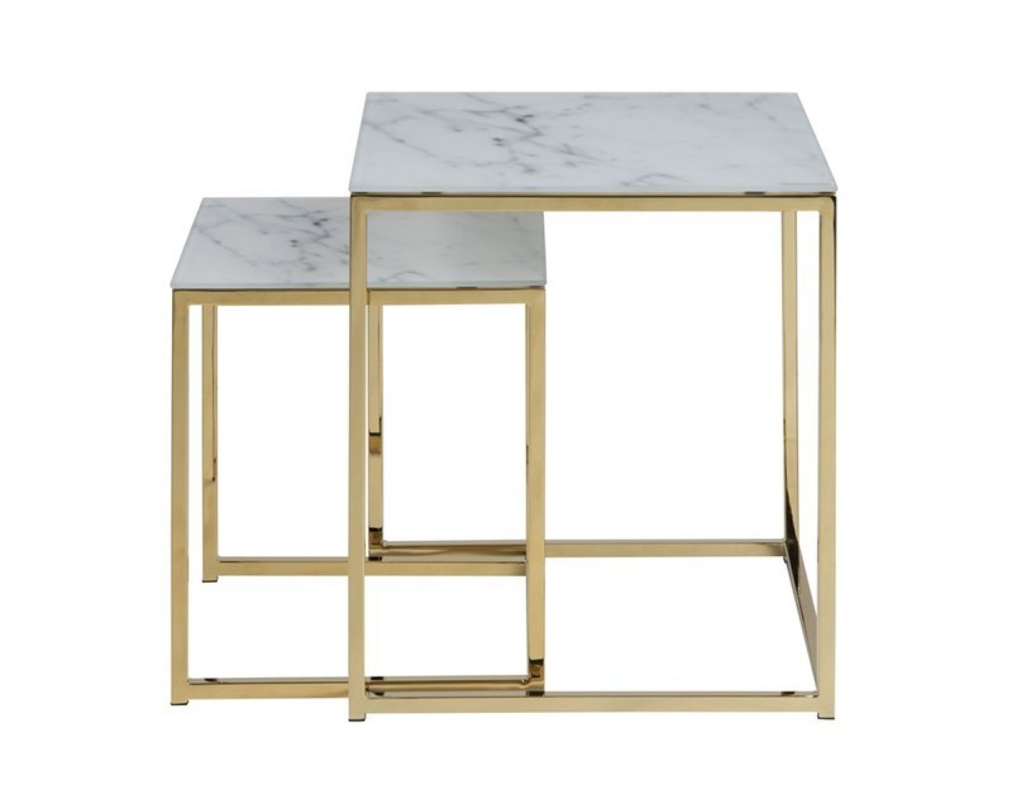 Actona »Alisma« Ecktisch 2er Set 45x50x45 cm