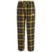 Men's Concepts Sport Black/Gold Wyoming Cowboys Ultimate Flannel Pants