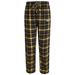 Men's Concepts Sport Black/Gold VCU Rams Ultimate Flannel Pants