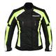 RKSports 747 Ladies Waterproof Textile Motorcycle Motorbike Pink Grey Purple Hi-Vis Jacket (16, Hi-Vis)