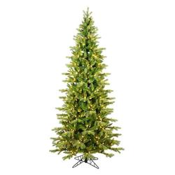 Vickerman 574300 - 4.5' x 36" Artificial Balsam Spruce 200 Multi-Color LED Lights Christmas Tree (K186347LED)