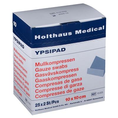 Mullkompressen Ypsipad 10x10 cm steril 8fach 25x2 St Kompressen Image