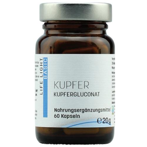 Kupfer 2 mg aus Kupfergluconat Kapseln 60 St