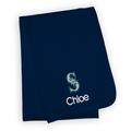 Infant Navy Seattle Mariners Personalized Blanket