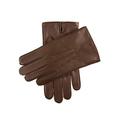 Dents Hastings Men's Fleece Lined Leather Gloves BROWN S
