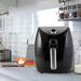 Continental Electric 3.38 Qt. Adjustable Temperature Control Air Fryer Plastic in Black | 13.85 H x 12.75 W x 12.75 D in | Wayfair PS-DF329