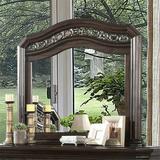 Fleur De Lis Living Robert Arched Dresser Mirror Wood in Brown | 44 H x 47.5 W x 2.75 D in | Wayfair 1EE7533639A14E829F0BB1D3CD5E90B6