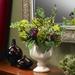Alcott Hill® Artichoke Floral Arrangement in Vase Polyester/Faux Silk/Plastic/Fabric | 15 H x 17 W x 16 D in | Wayfair ALCT4588 27475115
