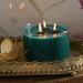 Acadian Candle 24 Carat Scented Jar Candle Paraffin/Soy in Green | 5 H x 5 W x 5 D in | Wayfair 5504