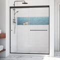 Arizona Shower Door Leser 56" W x 67.38" H Frameless Shower Door Tempered Glass | 67.38 H in | Wayfair LSER6067AOBRNL