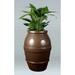 Allied Molded Products Reflection Composite Pot Planter Plastic/Metal in Red | 34 H x 34 W x 32 D in | Wayfair 1LEL-3432-PD-13