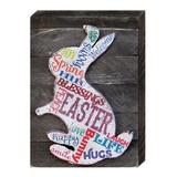 Designocracy Easter Bunny Wall Décor, Wood in Brown | 18 H x 12 W x 2 D in | Wayfair 98717-18