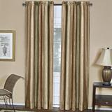 Astoria Grand Velia Cotton Blend Striped Sheer Rod Pocket Single Curtain Panel Cotton Blend in Brown | 63 H in | Wayfair ASTG3382 32463348