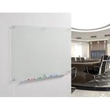 Audio-Visual Direct Wall Mounted Glass Board Glass in Gray/White | 39.5 H x 2 D in | Wayfair GB100150-NFAT