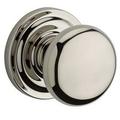 Baldwin Round Privacy Door Knob w/ Traditional Round Rose Brass in Gray | 2.2188 H x 2.1875 W x 2.25 D in | Wayfair 9BR3532-137