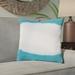 Latitude Run® Nayonna Linen Striped Throw Pillow in Green/Blue | 18 H x 18 W x 4 D in | Wayfair BBMT5907 41147876