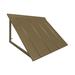 Awntech Houstonian Slope Window Awning Wood/Metal in Brown | 24 H x 104 W x 24 D in | Wayfair H22-WH-8BRZ