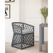 August Grove® Amance Patio Dining Chair w/ Cushion in Black | 37 H x 24 W x 23 D in | Wayfair ATGR3334 27993586