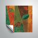 Winston Porter Kegler 'Bohemian Leaves III' Removable Wall Decal in Brown/Green/Orange | 24 H x 24 W in | Wayfair 0D827C5B8F964C609B454CD1F83DAC10