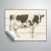 August Grove® Cow VII Removable Wall Decal Vinyl in White | 36 H x 48 W in | Wayfair 1E372C464A684A98A095969A651553E3