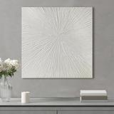 Madison Park Signature Sunburst Hand Painted Dimensional Resin Wall Art | 30 H x 30 W x 1.25 D in | Wayfair MPS95A-0038