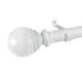 Winston Porter Inman Adjustable Curtain Rod Plastic in White | 2.9 H x 72 W x 3.25 D in | Wayfair FEDF094F49BB4A30874606084147BDA3