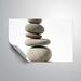 Highland Dunes Stones to Balance Removable Wall Decal Vinyl in White | 24 H x 36 W in | Wayfair 854A706601774A19BB5A60819FDABF09