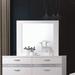 Orren Ellis Mccormack Rectangular Dresser Mirror Wood in Brown | 37 H x 46 W in | Wayfair 15E484A86A824A44AF3F297513FD76EA