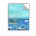 Breakwater Bay Sabin Harbor 9 Water Makes Me Happy Wall Decal in Blue | 24 H x 18 W in | Wayfair BRWT8442 37104615