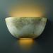 Wade Logan® Maarten 1 - Light Half Moon Ceramic in Gray | 7.25 H x 15 W x 4 D in | Wayfair BSTU1405 44237256