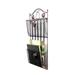 Winston Porter Pugh Wall Mail Organizer w/ Mail Storage Metal in Black/Brown | 22 H x 8.25 W x 2.37 D in | Wayfair 8D7C6F2736134A548DFCBF10B071CC5B