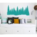 Millwood Pines Pine Trees Forest Landscape Nature Wall Decal Vinyl in Green | 18 H x 38 W in | Wayfair E32245BA13F34A48B4AD30E1AB245CD8