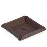 Winston Porter Trinket Dish Leather in Brown | 1.25 H x 6 W x 6 D in | Wayfair 0FCA9181F43844A2A6AF9D0BE254DFEF